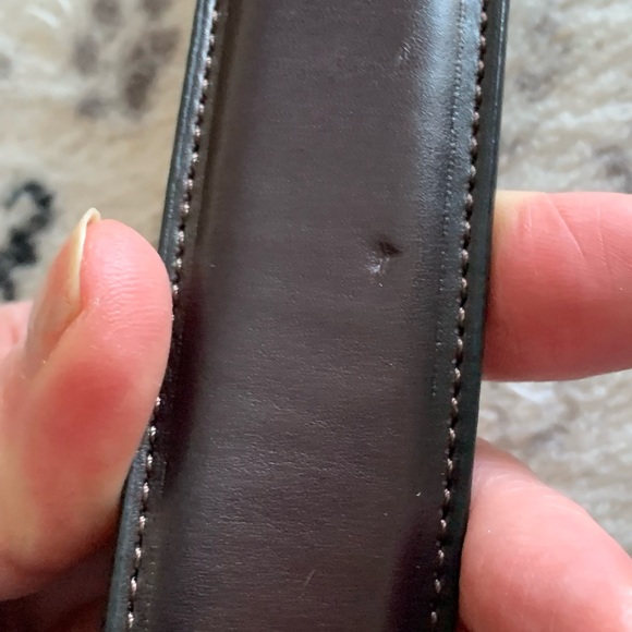 Donald J Trump men’s burgundy/ brown belt size 32 - Picture 8 of 9